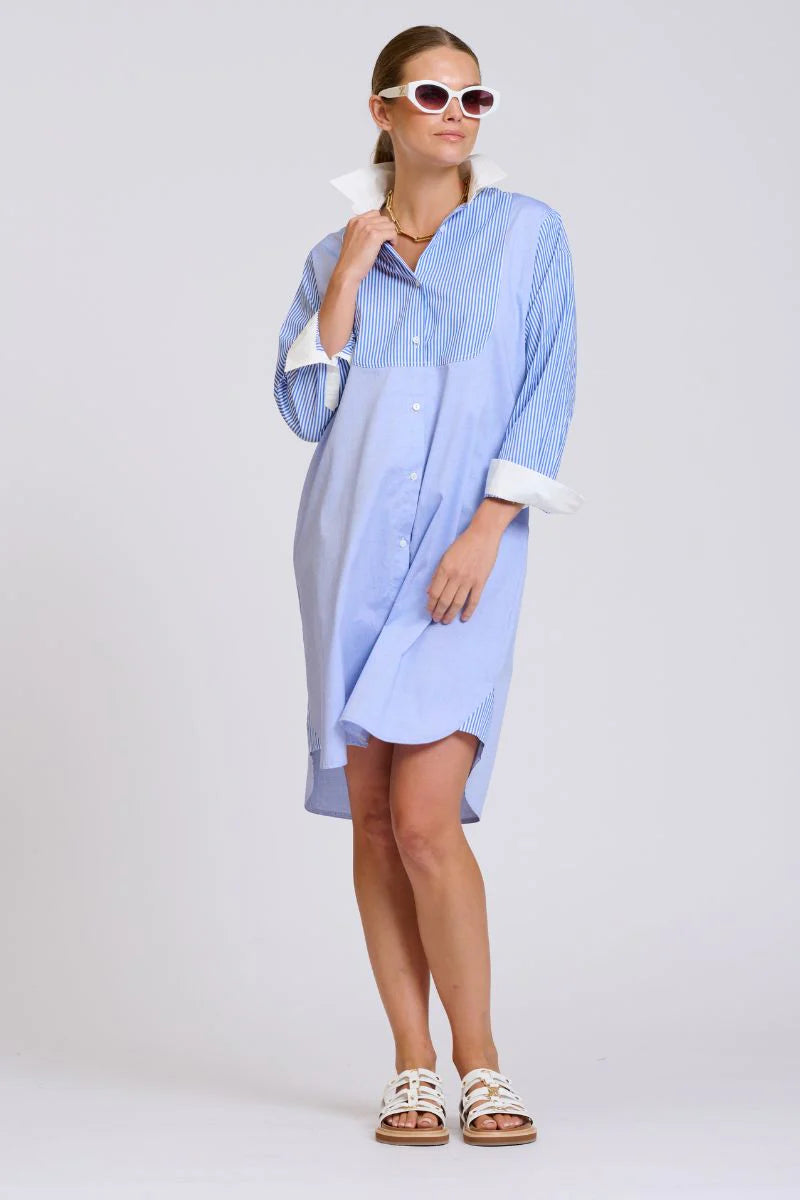 Shirty Classic Bib Shirt Dress
