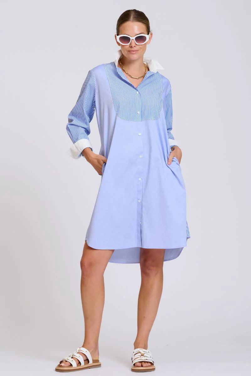 Shirty Classic Bib Shirt Dress