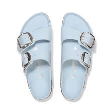 Birkenstock 1030327 Arizona Big Buckle Baby Blue High-Shine Regular