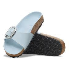 Birkenstock 1030364 Madrid Big Buckle Baby Blue High-Shine Narrow
