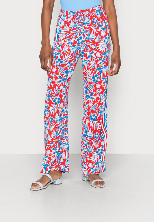 Tommy Hilfiger Viscose Scarf Wide Leg Pull on Pant