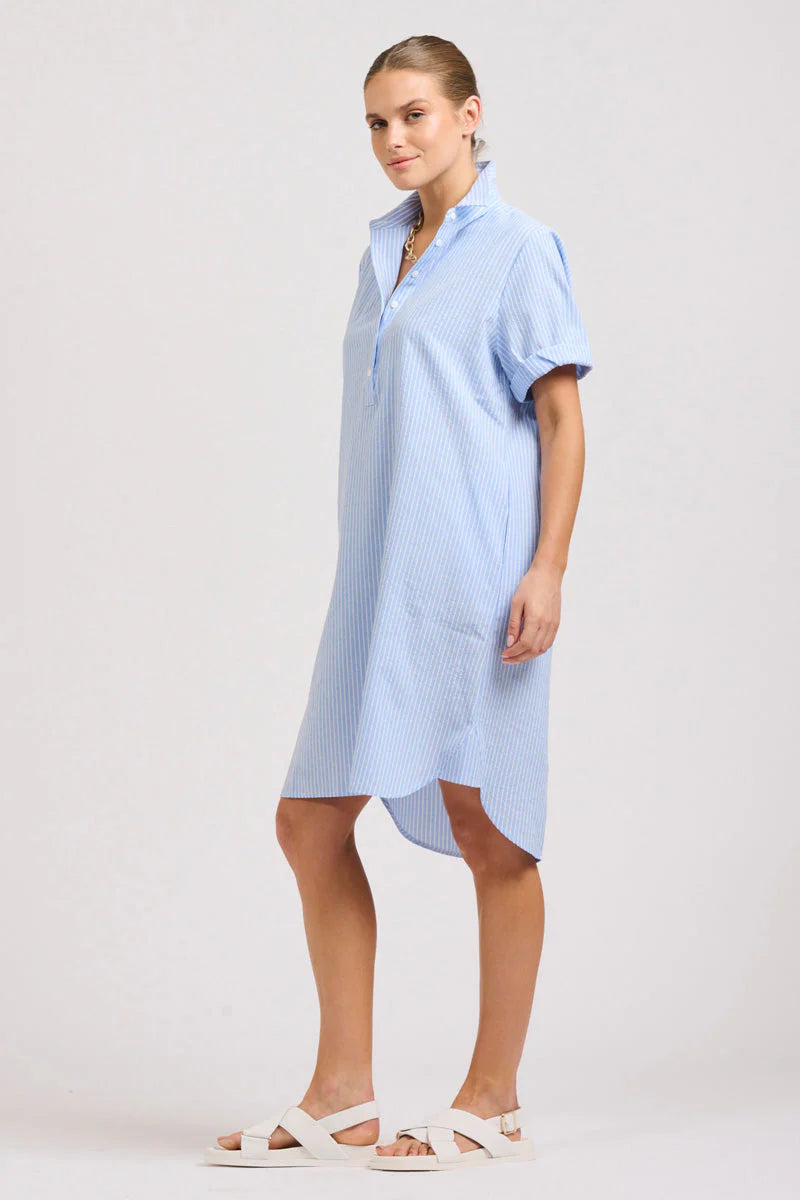 Shirty the Katie Short Sleeve Popover Shirtdress