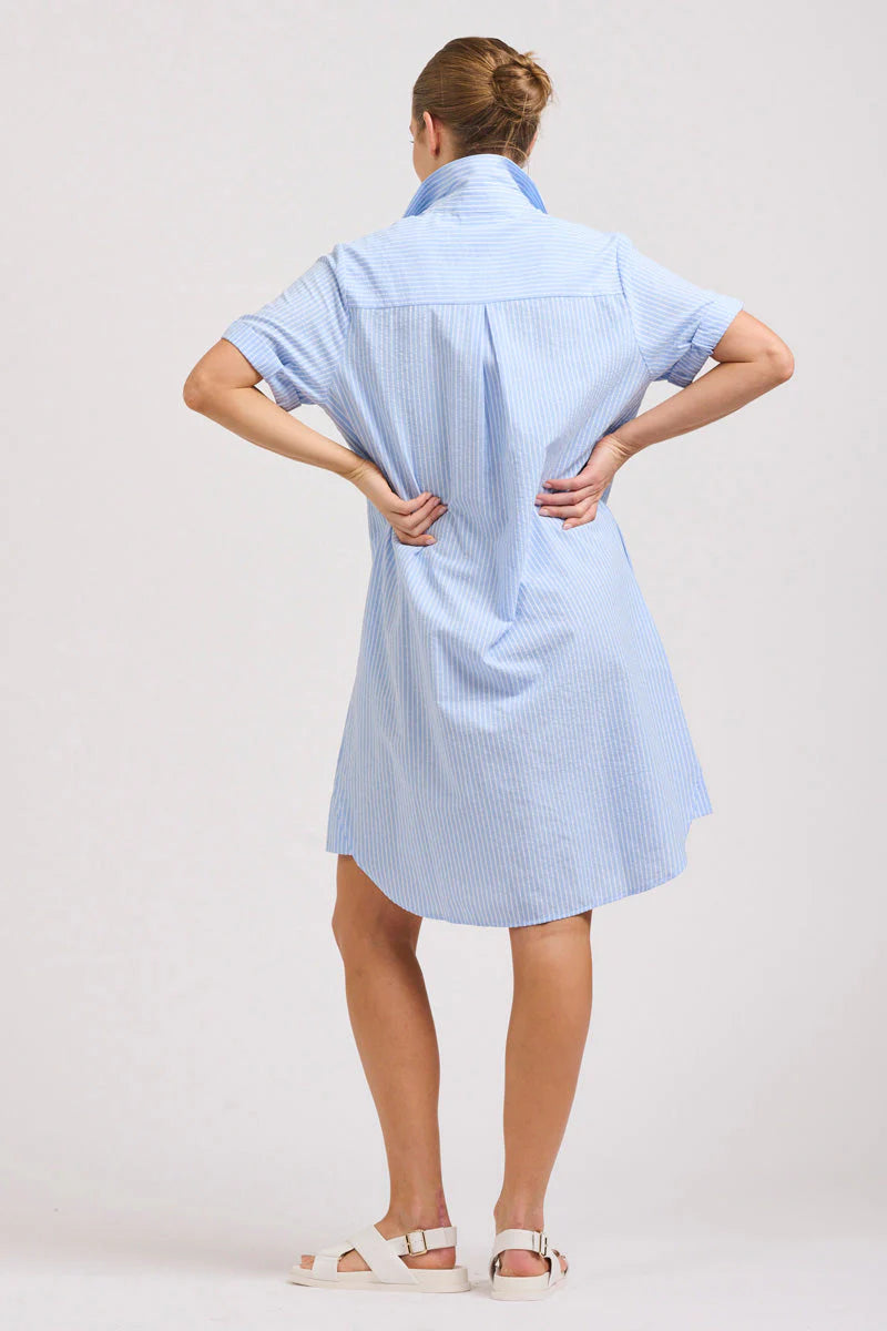 Shirty the Katie Short Sleeve Popover Shirtdress