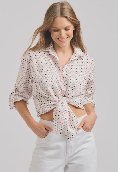 Shirty The Girlfriend Relaxed Linen Shirt