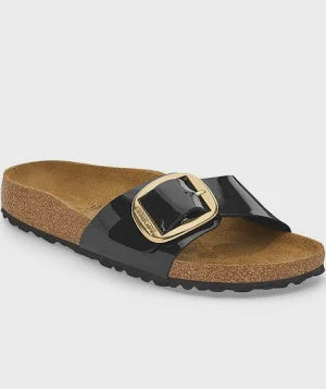 Birkenstock 1022541 Madrid Big Buckle High-Shine Black Regular